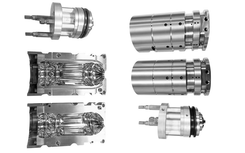 Hot fill blow mold